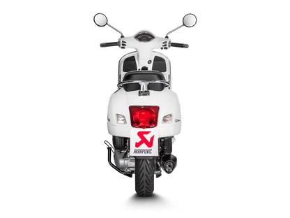 AKRAPOVIC S-VE125SO1-HZBL Vespa GTS 125 / Super / Sport / Tech (2020+) Slip-On Exhaust (SS) – Accessories in the 2WheelsHero Motorcycle Aftermarket Accessories and Parts Online Shop