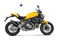 AKRAPOVIC S-D12SO8-RTBL Ducati Monster 1200 / 821 Titanium Slip-on Exhaust – Accessories in the 2WheelsHero Motorcycle Aftermarket Accessories and Parts Online Shop