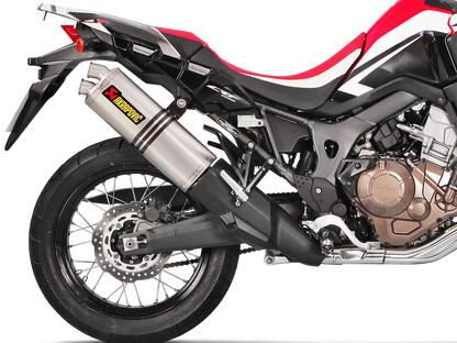 AKRAPOVIC S-H10SO22-HWT Honda CRF1000L Africa Twin/  Adventure Sports (2019+) Slip-on Exhaust (titanium) – Accessories in the 2WheelsHero Motorcycle Aftermarket Accessories and Parts Online Shop