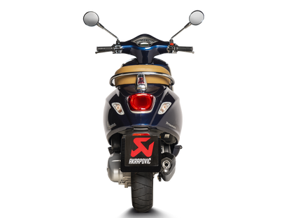 AKRAPOVIC S-VE125SO3-HZBL Vespa Primavera / Sprint 3V (2022+) Slip-On Exhaust (SS) – Accessories in the 2WheelsHero Motorcycle Aftermarket Accessories and Parts Online Shop