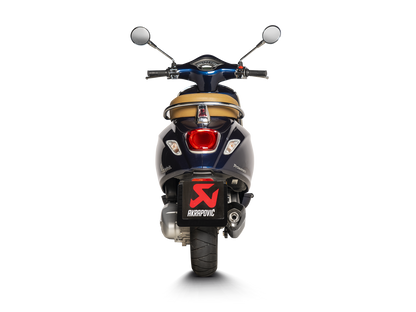 AKRAPOVIC S-VE125SO3-HZBL Vespa Primavera 125ie 3V (2022+) Slip-On Exhaust (SS) – Accessories in the 2WheelsHero Motorcycle Aftermarket Accessories and Parts Online Shop