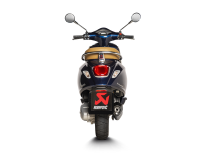 AKRAPOVIC S-VE125SO3-HZBL Vespa Sprint 150ie 3V (2022+) Slip-On Exhaust (SS) – Accessories in the 2WheelsHero Motorcycle Aftermarket Accessories and Parts Online Shop
