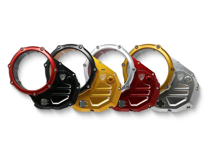 CA501 - CNC RACING Ducati Oil Bath Clear Clutch Cover – Accessories in the Motoraider Motorcycle Aftermarket Accessories and Parts Online Shop