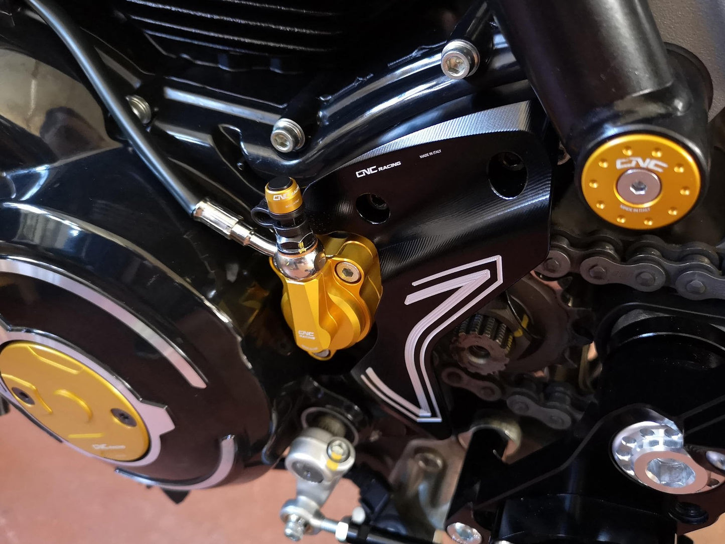 CP174 - CNC RACING Ducati Front Sprocket Cover – Accessories in the Motoraider Motorcycle Aftermarket Accessories and Parts Online Shop