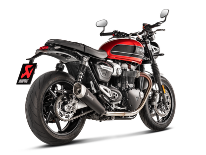 AKRAPOVIC S-T12SO2-HCQTBL Triumph Speed Twin / Thruxton RS (2020+) Slip-On Exhaust (titanium) – Accessories in the 2WheelsHero Motorcycle Aftermarket Accessories and Parts Online Shop