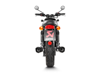 AKRAPOVIC S-T12SO4-HCQT Triumph Bonneville T100 (2020+) Slip-On Exhaust (titanium) – Accessories in the 2WheelsHero Motorcycle Aftermarket Accessories and Parts Online Shop