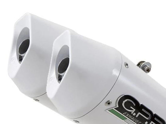 GPR Ducati Monster 1100 Dual Slip-on Exhaust "Albus Ceramic" (EU homologated) – Accessories in the 2WheelsHero Motorcycle Aftermarket Accessories and Parts Online Shop