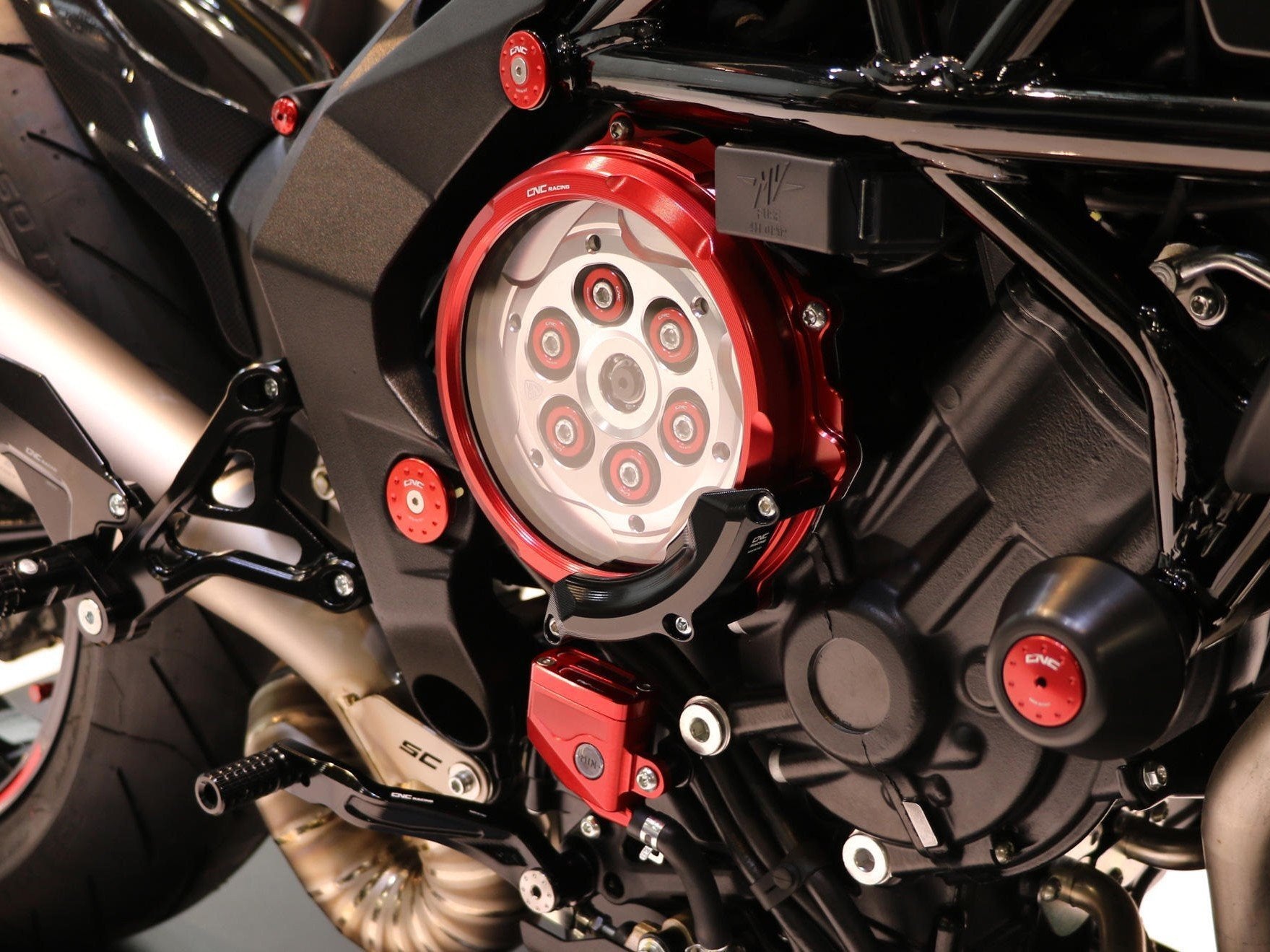 CAP02 - CNC RACING MV Agusta Clutch Cover Slider – Accessories in the Motoraider Motorcycle Aftermarket Accessories and Parts Online Shop