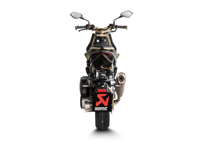 AKRAPOVIC S-IT125SO2-APT Italjet Dragster 125 / 200 (2024+) Slip-On Exhaust (titanium) – Accessories in the 2WheelsHero Motorcycle Aftermarket Accessories and Parts Online Shop