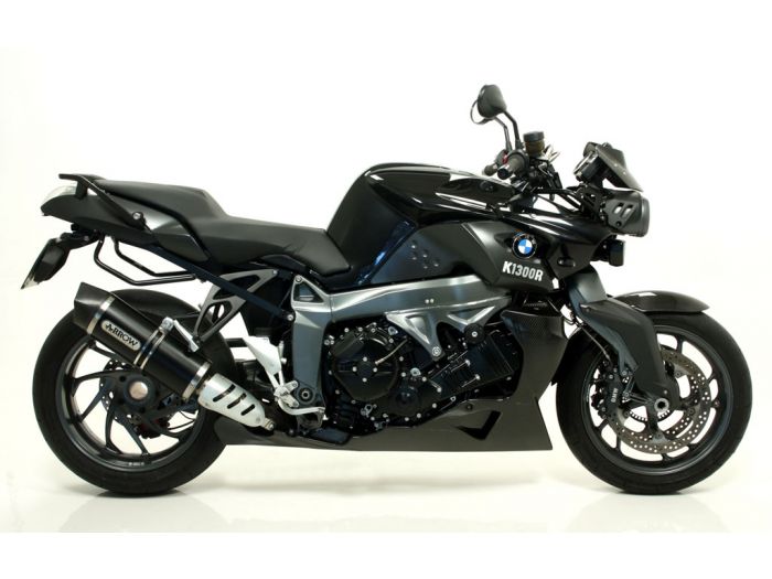 ARROW 71455MI+71790AKN BMW K1300R (2009+) Dark Aluminum Slip-on Exhaust "Maxi Race Tech" – Accessories in the 2WheelsHero Motorcycle Aftermarket Accessories and Parts Online Shop