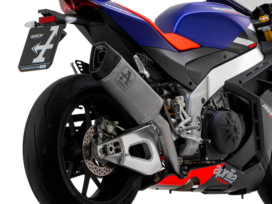 ARROW 71004PT Aprilia RSV4 / Tuono V4 (2021+) Titanium Slip-on Exhaust "Pista" (racing) – Accessories in the 2WheelsHero Motorcycle Aftermarket Accessories and Parts Online Shop