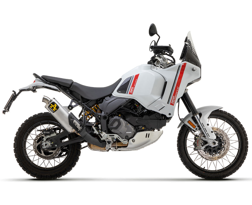 ARROW 72638PO Ducati DesertX (2022+) Titanium Slip-on Exhaust "Indy Race" – Accessories in the 2WheelsHero Motorcycle Aftermarket Accessories and Parts Online Shop