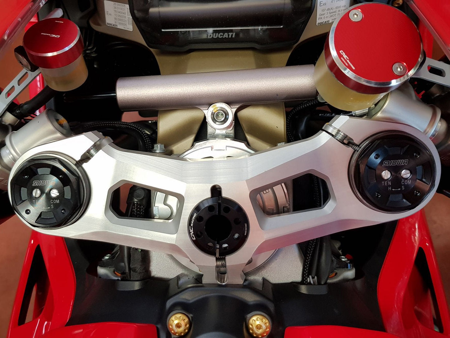 GH457 - CNC RACING Ducati Panigale V4 / Streetfighter (18/24) Steering Head Ring Nut – Accessories in the Motoraider Motorcycle Aftermarket Accessories and Parts Online Shop