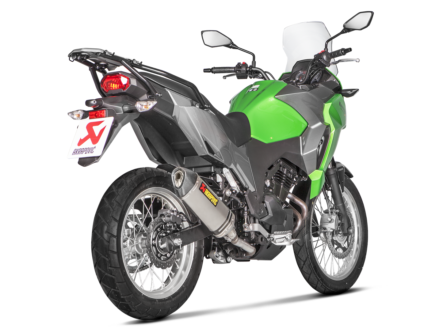 AKRAPOVIC S-K3SO2-HZT Kawasaki KLE 250 / 300 Versys-X (2020+) Slip-On Exhaust (titanium) – Accessories in the 2WheelsHero Motorcycle Aftermarket Accessories and Parts Online Shop