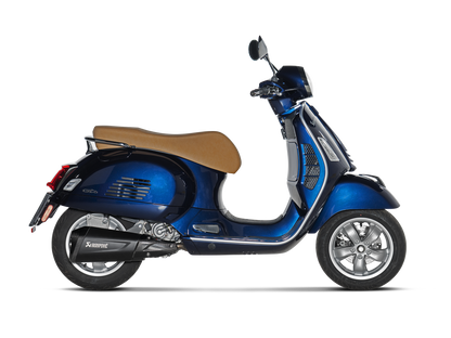 AKRAPOVIC S-VE3SO10-HZDFBL Vespa GTS Super 300 / Sei Giorni / Tech (2024+) Slip-On Exhaust (SS) – Accessories in the 2WheelsHero Motorcycle Aftermarket Accessories and Parts Online Shop