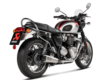 AKRAPOVIC S-T12SO4-HCQT Triumph Bonneville T100 / T120 (2020+) Slip-On Exhaust (titanium) – Accessories in the 2WheelsHero Motorcycle Aftermarket Accessories and Parts Online Shop