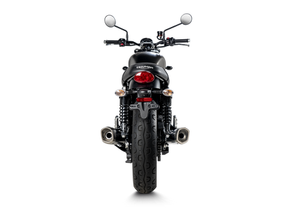 AKRAPOVIC S-T9SO2-HCQTBL Triumph Street Twin (2020+) Slip-On Exhaust (titanium) – Accessories in the 2WheelsHero Motorcycle Aftermarket Accessories and Parts Online Shop