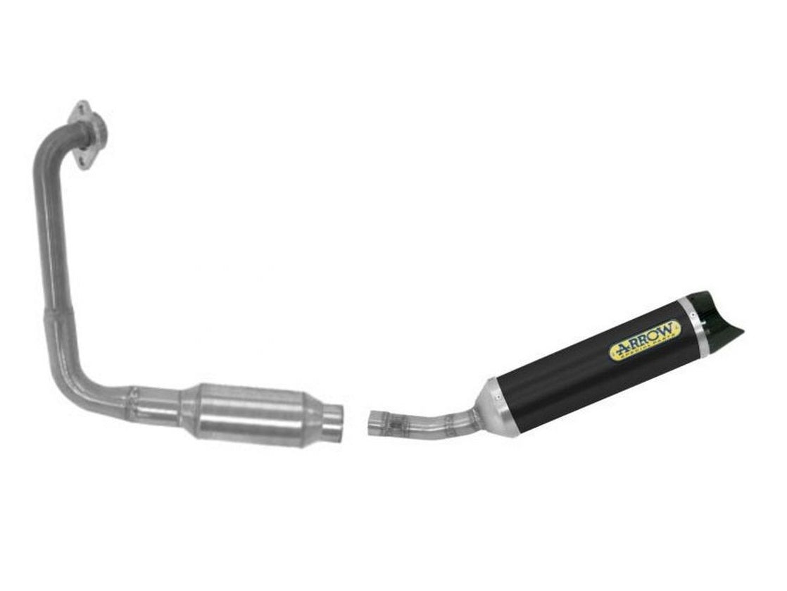 ARROW 51019KZ+51518AKN Yamaha YZF-R125 (2021+) Full Exhaust System "Competition Evo Thunder" (aluminum) – Accessories in the 2WheelsHero Motorcycle Aftermarket Accessories and Parts Online Shop
