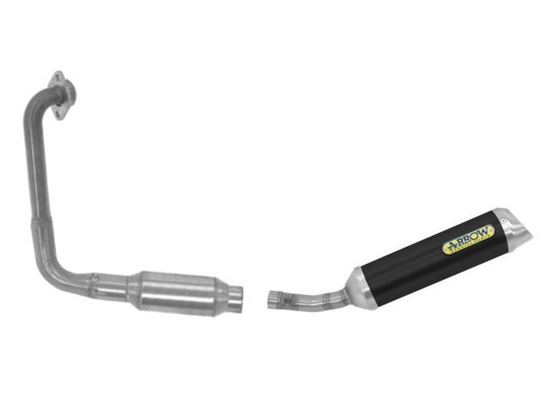 ARROW 51019KZ+51518AON Yamaha YZF-R125 (2021+) Full Exhaust System "Competition Evo Thunder" (aluminum) – Accessories in the 2WheelsHero Motorcycle Aftermarket Accessories and Parts Online Shop