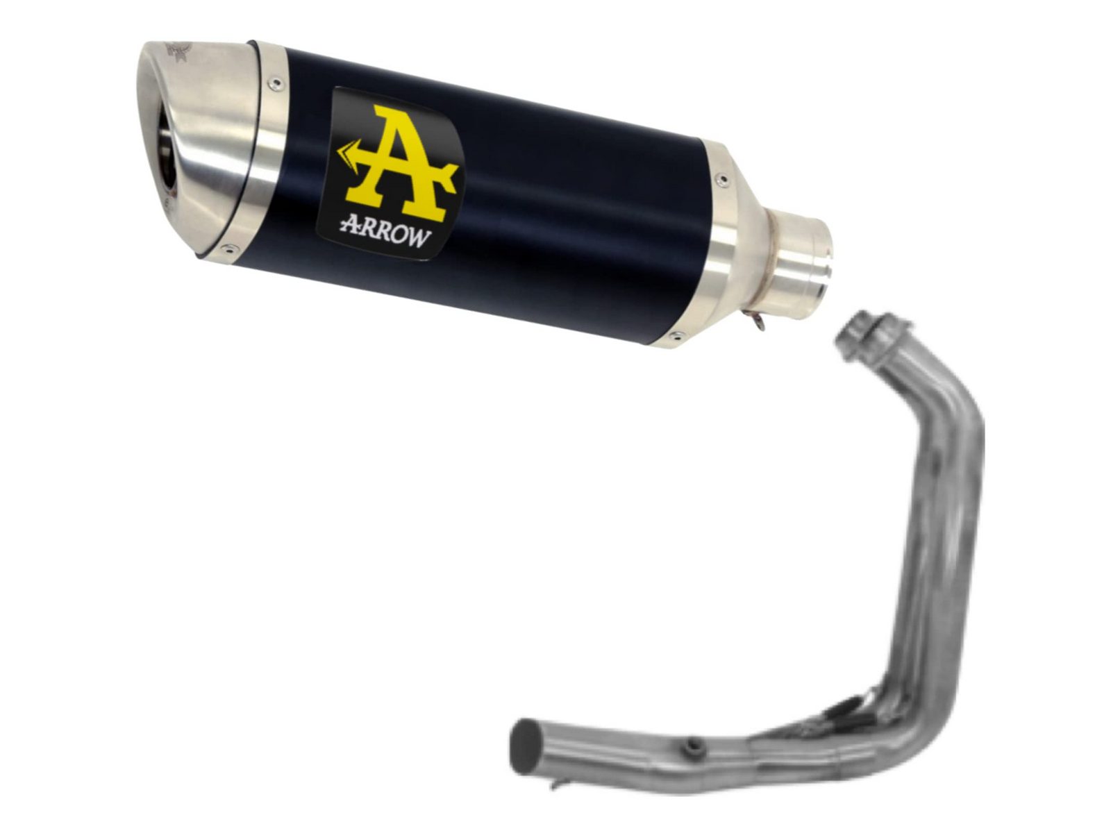 ARROW 71758KZ+71930AON Yamaha MT-07 (2021+) Full Exhaust System "Competition Evo Thunder" (aluminum) – Accessories in the 2WheelsHero Motorcycle Aftermarket Accessories and Parts Online Shop