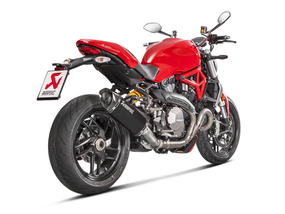 AKRAPOVIC S-D12SO8-RTBL Ducati Monster 1200 / 821 Titanium Slip-on Exhaust – Accessories in the 2WheelsHero Motorcycle Aftermarket Accessories and Parts Online Shop