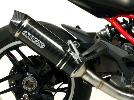 ARROW 71451KZ+71768MK Ducati Monster 821 (14/17) Slip-on Exhaust "Race Tech" (carbon) – Accessories in the 2WheelsHero Motorcycle Aftermarket Accessories and Parts Online Shop