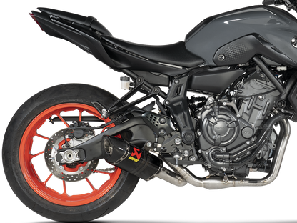 AKRAPOVIC S-Y7R2-AFC Yamaha MT-07 / FZ-07 (2024+) Exhaust System "Racing Line" (carbon) – Accessories in the 2WheelsHero Motorcycle Aftermarket Accessories and Parts Online Shop
