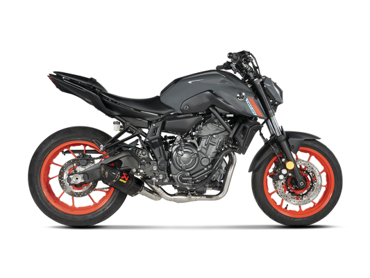 AKRAPOVIC S-Y7R2-AFC Yamaha MT-07 / FZ-07 (2024+) Exhaust System "Racing Line" (carbon) – Accessories in the 2WheelsHero Motorcycle Aftermarket Accessories and Parts Online Shop