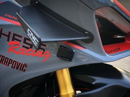 ZW002 - CNC RACING Ducati Panigale V4 (18/20) MotoGP Carbon Aerodynamic Winglets – Accessories in the Motoraider Motorcycle Aftermarket Accessories and Parts Online Shop