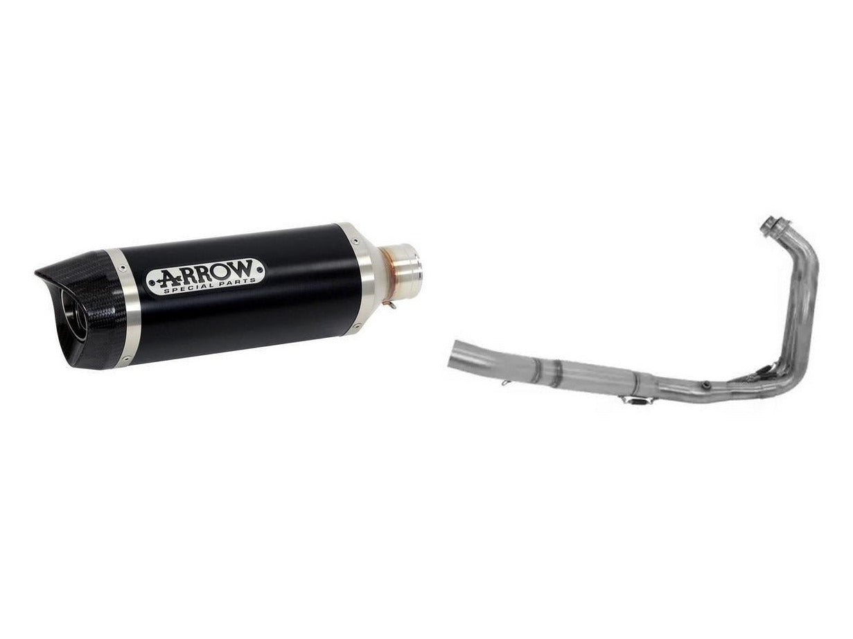 ARROW 71605KZ+71817XKN Yamaha MT-07 (14/20) Full Exhaust System "Competition Evo X-Kone" (stainless steel) – Accessories in the 2WheelsHero Motorcycle Aftermarket Accessories and Parts Online Shop