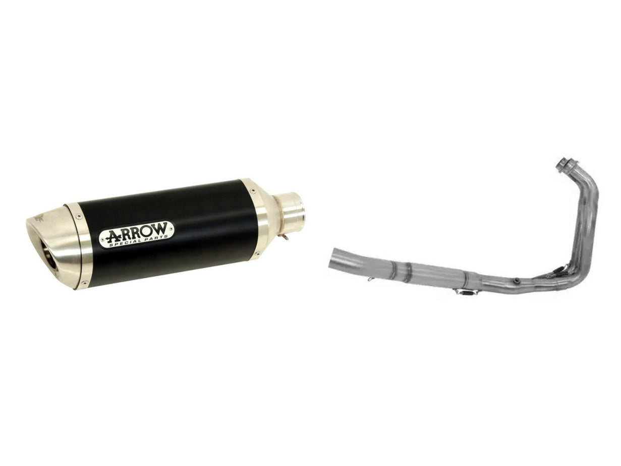 ARROW 71655KZ+71817AON Yamaha MT-07 (14/20) Full Exhaust System "Competition Evo Thunder" (aluminum) – Accessories in the 2WheelsHero Motorcycle Aftermarket Accessories and Parts Online Shop