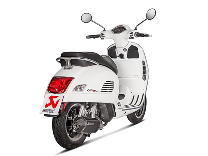 AKRAPOVIC S-VE125SO1-HZBL Vespa GTS 125 / Super / Sport / Tech (2020+) Slip-On Exhaust (SS) – Accessories in the 2WheelsHero Motorcycle Aftermarket Accessories and Parts Online Shop