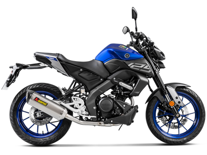 AKRAPOVIC S-Y125R6-HZT Yamaha MT-125 / YZF-R125 / R15 (2020+) Exhaust System "Racing Line" (titanium) – Accessories in the 2WheelsHero Motorcycle Aftermarket Accessories and Parts Online Shop