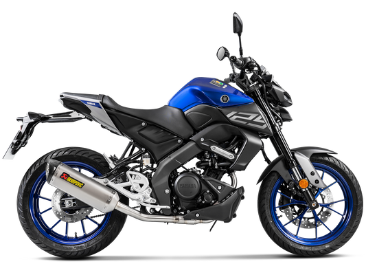 AKRAPOVIC S-Y125R6-HZT Yamaha MT-125 / YZF-R125 / R15 (2020+) Exhaust System "Racing Line" (titanium) – Accessories in the 2WheelsHero Motorcycle Aftermarket Accessories and Parts Online Shop