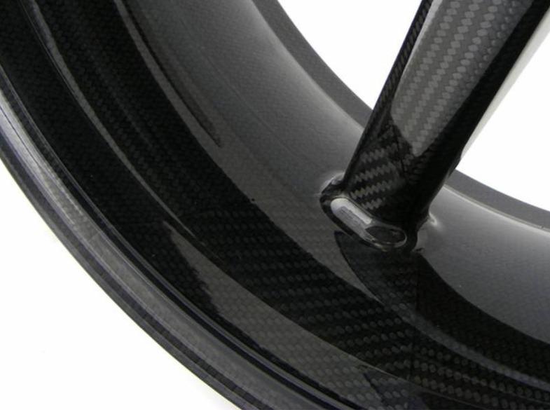 BST Aprilia RSV4  Carbon Wheels "Mamba TEK" (front & conventional rear, 7 straight spokes, black hubs) – Accessories in the Motoraider Motorcycle Aftermarket Accessories and Parts Online Shop