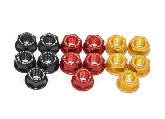5DSB03 - DUCABIKE Ducati Rear Sprocket Carrier Nuts set – Accessories in the Motoraider Motorcycle Aftermarket Accessories and Parts Online Shop