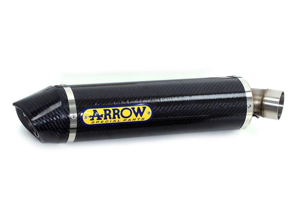 ARROW 71491MI+71807MK Honda CBR600RR (2013+) Carbon Slip-on Exhaust "Indy Race" – Accessories in the 2WheelsHero Motorcycle Aftermarket Accessories and Parts Online Shop