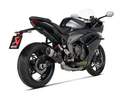AKRAPOVIC S-T6R2-CQTBL Triumph 660 Daytona / Tiger Sport / Trident Full Exhaust System "Racing Line" (titanium) – Accessories in the 2WheelsHero Motorcycle Aftermarket Accessories and Parts Online Shop