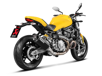 AKRAPOVIC S-D12SO8-RTBL Ducati Monster 1200 / 821 Titanium Slip-on Exhaust – Accessories in the 2WheelsHero Motorcycle Aftermarket Accessories and Parts Online Shop