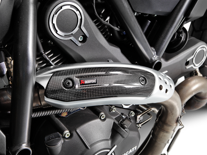 AKRAPOVIC P-HSD12E3 Ducati Monster 797 / Scrambler Carbon Exhaust Heat Shield – Accessories in the 2WheelsHero Motorcycle Aftermarket Accessories and Parts Online Shop