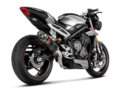 AKRAPOVIC S-T7SO2-APC Triumph Street Triple 765 S / R / RS (2019+) Slip-On Exhaust (carbon) – Accessories in the 2WheelsHero Motorcycle Aftermarket Accessories and Parts Online Shop