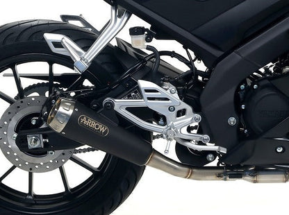 ARROW 51018KZ+51004PRN Yamaha YZF-R125 (19/22) Full Exhaust System "Competition Evo Pro-Race" (dark steel; racing) – Accessories in the 2WheelsHero Motorcycle Aftermarket Accessories and Parts Online Shop