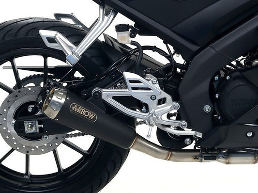 ARROW 51018MI+51004PRN Yamaha YZF-R125 (19/22) Full Exhaust System "Competition Evo Pro-Race" (dark steel; racing) – Accessories in the 2WheelsHero Motorcycle Aftermarket Accessories and Parts Online Shop