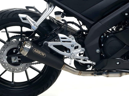 ARROW 51018MI+51004PRN Yamaha MT125 (2020+) Steel Full Exhaust System "Competition Evo Pro-Race" (racing) – Accessories in the 2WheelsHero Motorcycle Aftermarket Accessories and Parts Online Shop