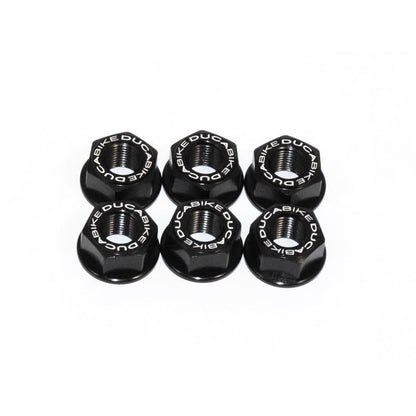 6DSB02 - DUCABIKE Ducati Rear Sprocket Carrier Nuts set – Accessories in the Motoraider Motorcycle Aftermarket Accessories and Parts Online Shop