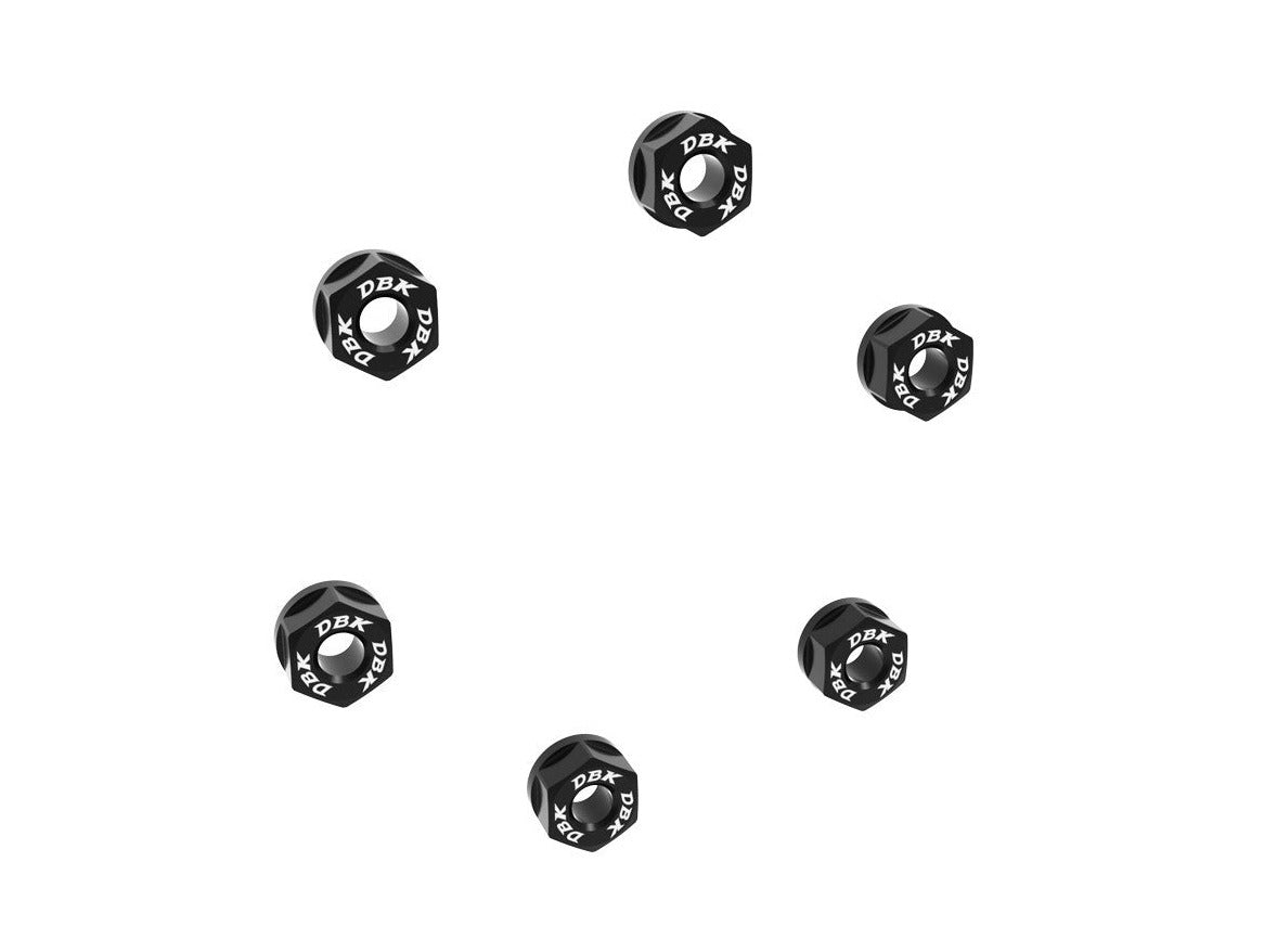 6DSB04 - DBK Triumph Speed Triple 1200 RR / RS (2021+) Rear Sprocket Carrier Nuts (M8 x 1.25) – Accessories in the Motoraider Motorcycle Aftermarket Accessories and Parts Online Shop