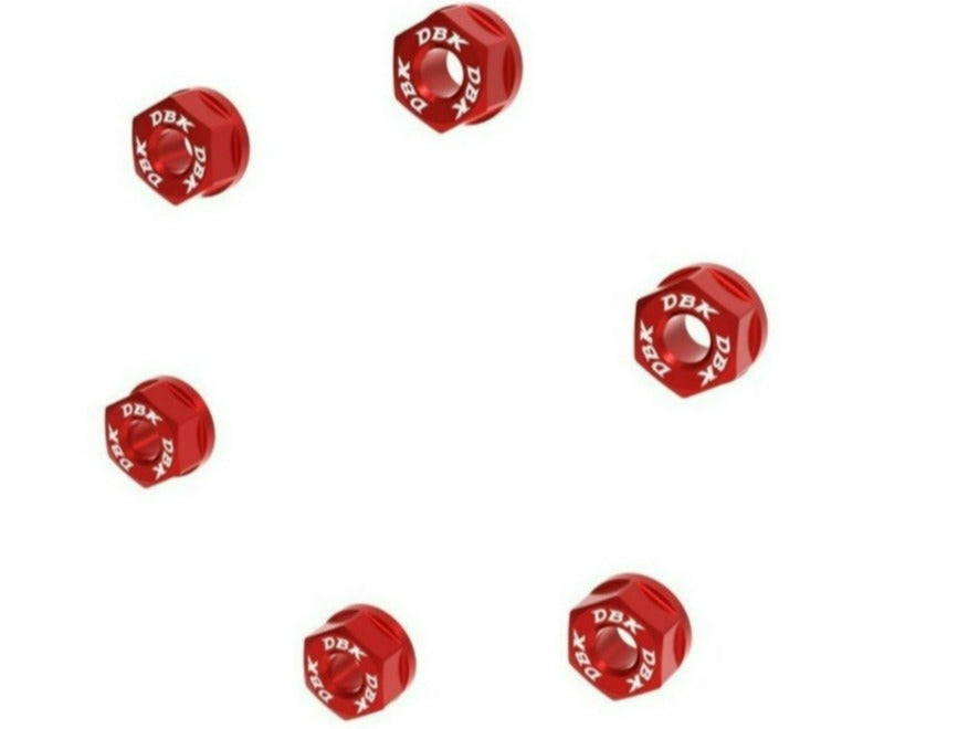 6DSB05 - DBK Triumph Speed Triple 1200 RR / RS (2021+) Rear Sprocket Carrier Nuts (M10 x 1.25) – Accessories in the Motoraider Motorcycle Aftermarket Accessories and Parts Online Shop