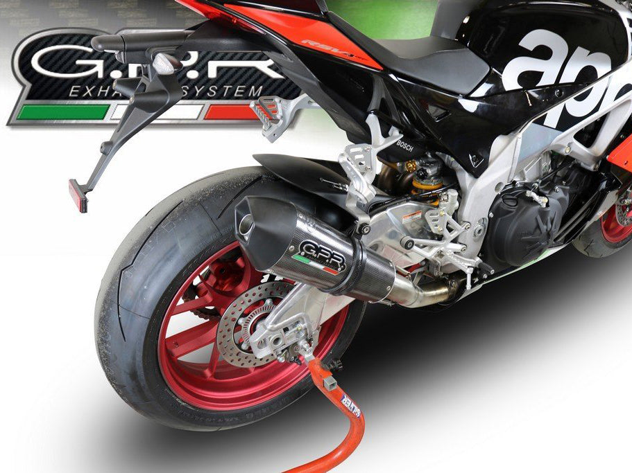 GPR Aprilia RSV4 (17/20) Slip-on Exhaust "GPE Anniversary Poppy" – Accessories in the 2WheelsHero Motorcycle Aftermarket Accessories and Parts Online Shop