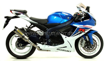 ARROW 71438MI+71772PK Suzuki GSX-R750 IE (2011+) Slip-on Exhaust "Thunder" (titanium) – Accessories in the 2WheelsHero Motorcycle Aftermarket Accessories and Parts Online Shop