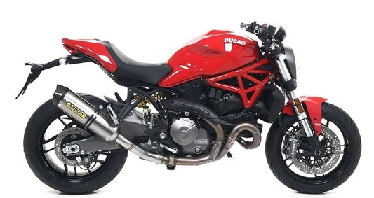 ARROW 71687KZ+71877PK Ducati Monster 821 (18/20) Slip-on Exhaust "Race Tech" (titanium) – Accessories in the 2WheelsHero Motorcycle Aftermarket Accessories and Parts Online Shop